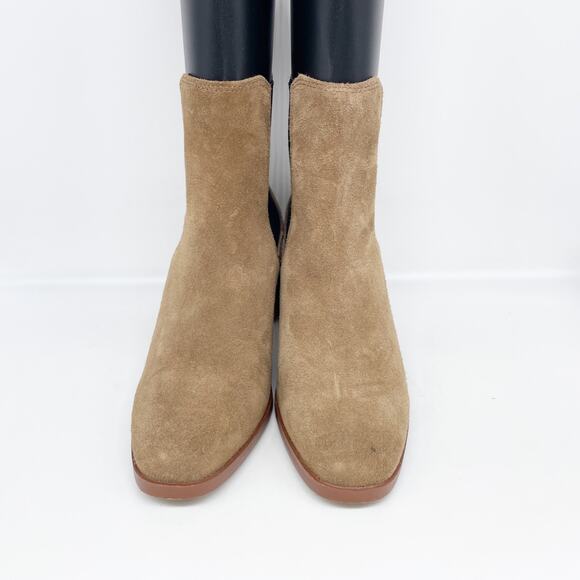 Steve Madden Women’s Rhiannon Chelsea Boot Cognac Suede Size 7.5M - Picture 2 of 12